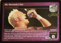 Mr. Kennedy's Mic